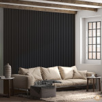 Panneaux acoustique Bois Anthracite